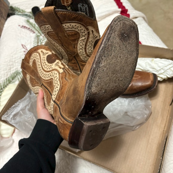 Texas country square toe women’s boots - size 23 - Picture 3 of 3